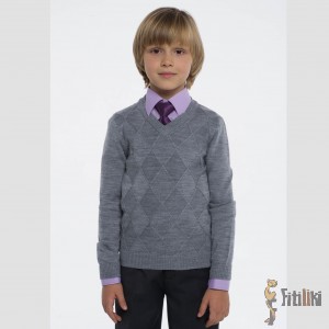 ПОСЛЕДНИЙ РАЗМЕР! Классический пуловер для мальчика Cleverly, Россия
