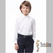 Сорочка классическая с длинным рукавом для мальчика, Cleverly, Россия