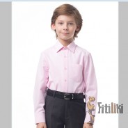 Сорочка классическая с длинным рукавом для мальчика, Cleverly, Россия